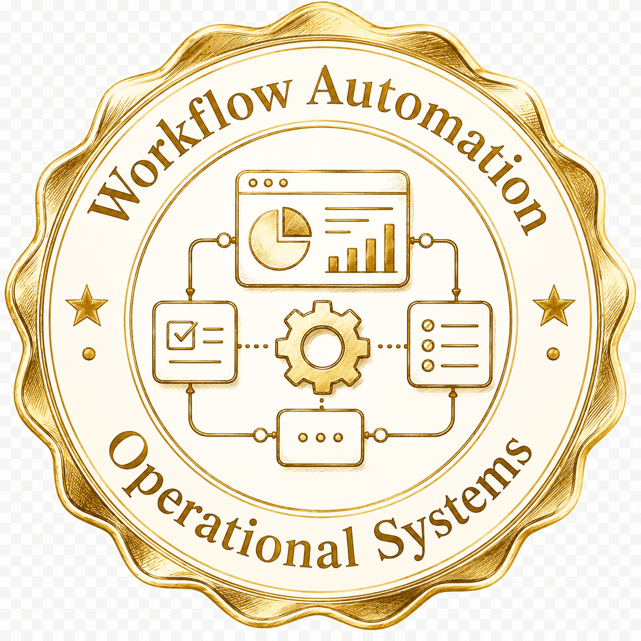 Workflow automation capability badge